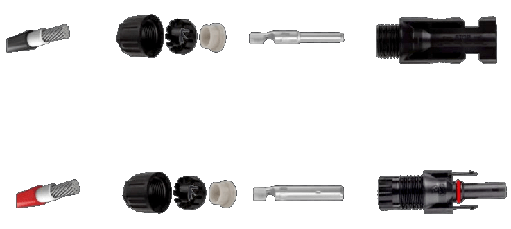 connecteur mc4 en detail