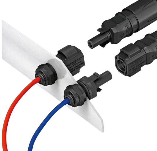 Connecteurs sunclix male et femelle