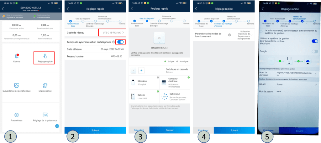 installation fusion solar etape 6