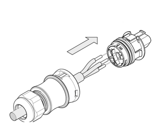 montage connecteur ac wieland etape 2