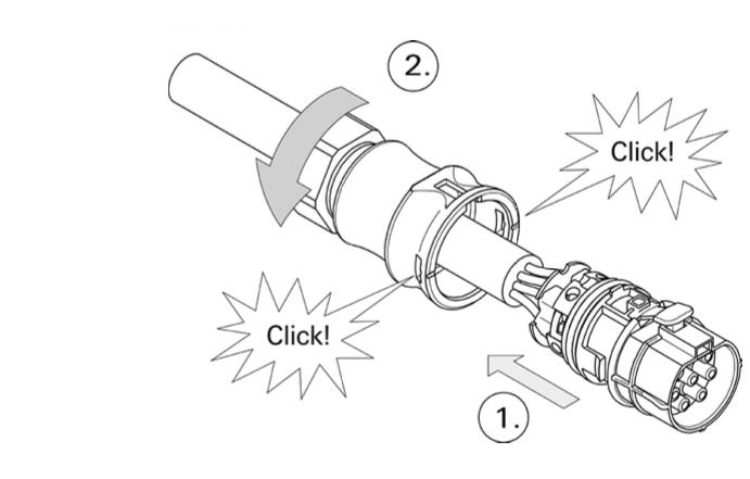 montage connecteur ac wieland etape 5