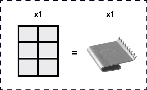 reference des pieces pour mise a la terre sur bac acier K2 systems